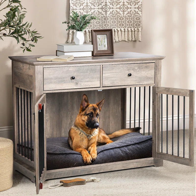 Cranbrook Dog Crate Furniture with Drawers