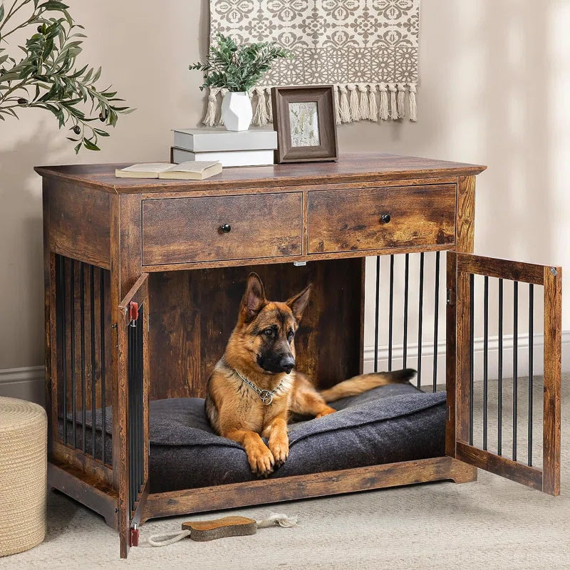 Cranbrook Dog Crate Furniture with Drawers