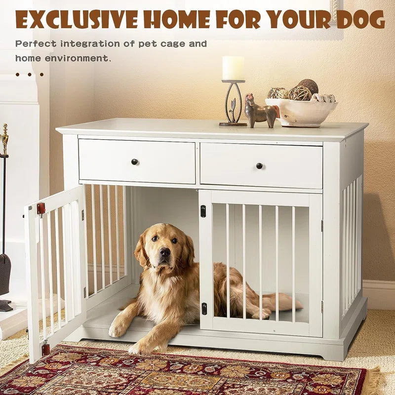 Cranbrook Dog Crate Furniture with Drawers